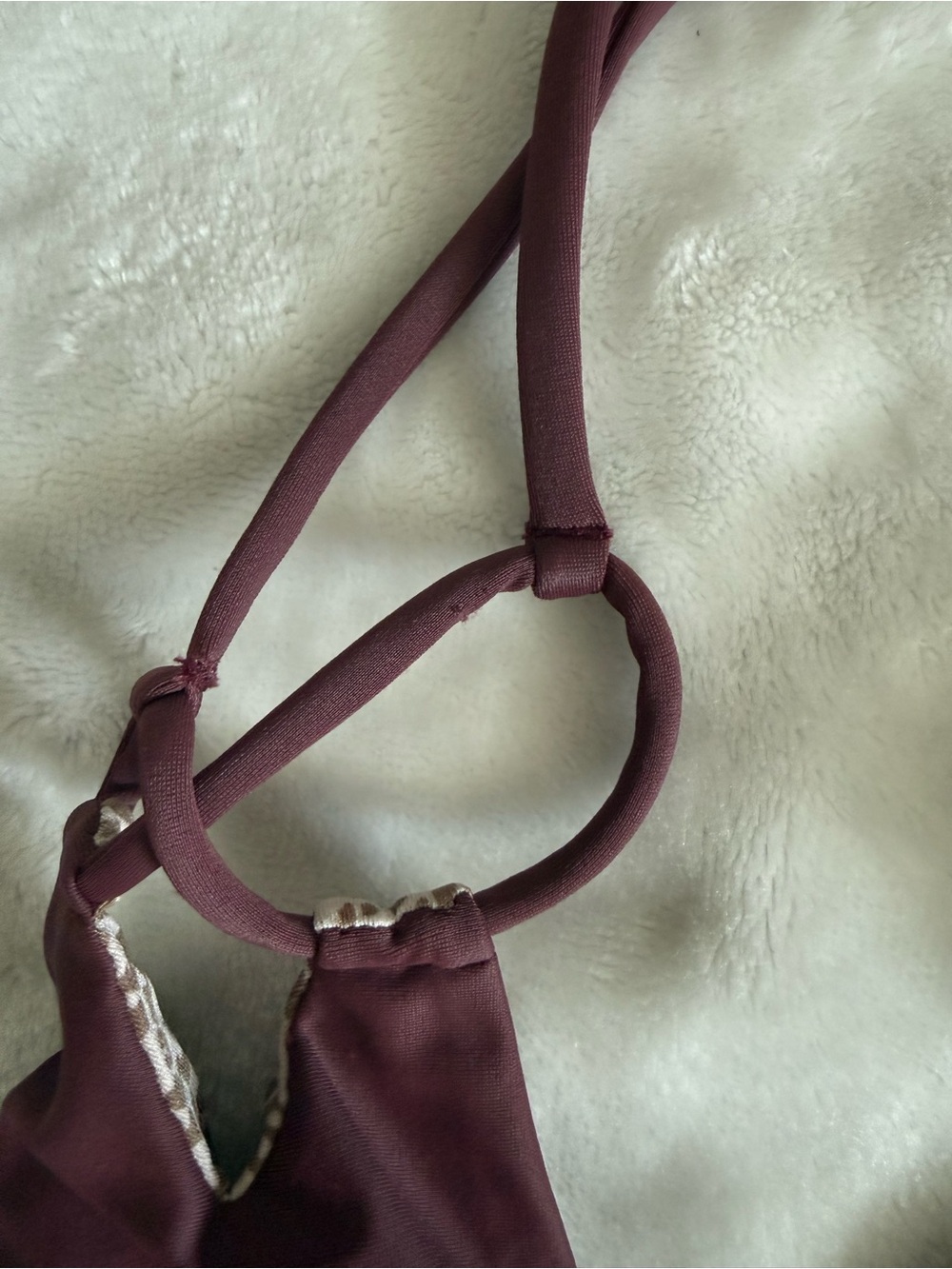 ACACIA Thailand Top in Merlot Size Medium - Picture 7 of 7